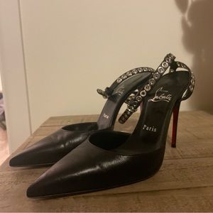 Christian Louboutin Black Heels. Size 39.5 or Women’s 8.5.